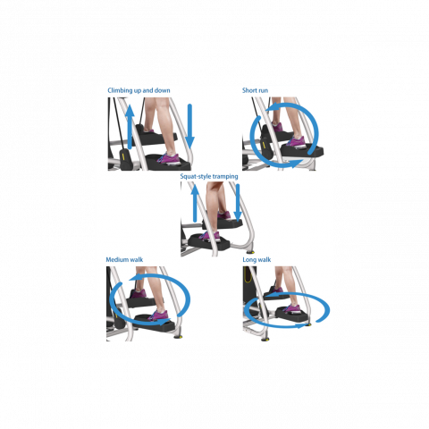 ЭллиптическийтренажерUltraGymCrosslex1